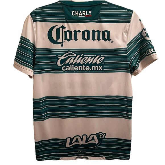 Charly Santos Laguna Soccer Jersey Green-White Size Small - Picture 6 of 7
